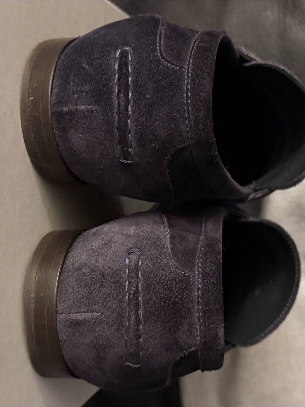 Brunello Cucinelli navy suede Women's Penny loafer - Picture 13 of 16